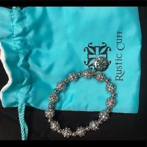 Rustic Cuff Silver Bracelet